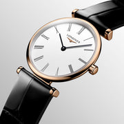  Shop Authentic Longines La Grande Classique De Longines White Dial Black Leather Strap Watch for Women - L4.755.1.91.2 - Luxxuri