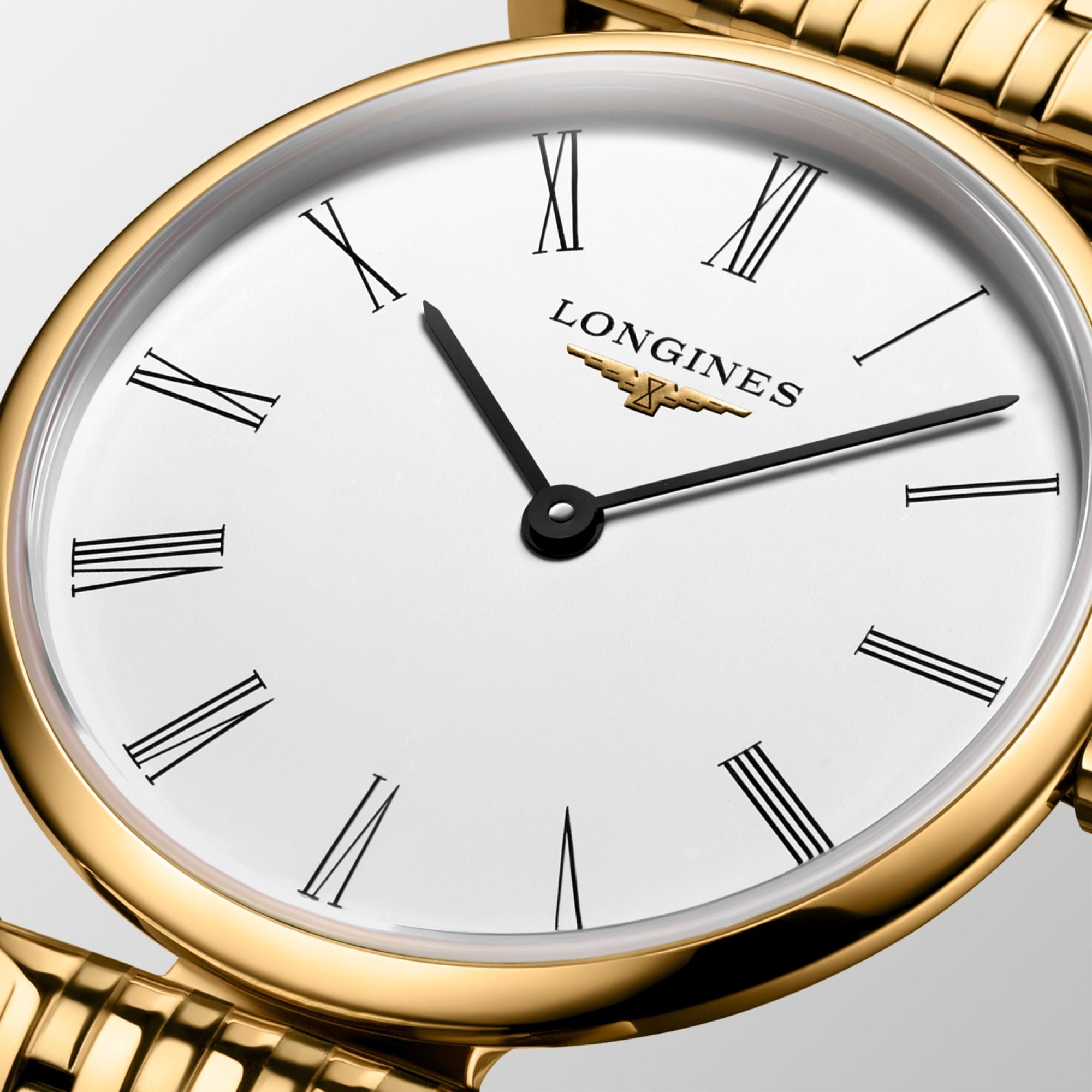  Shop Authentic Longines La Grande Classique De Longines White Dial Gold Steel Strap Watch for Women - L4.209.2.11.8 - Luxxuri
