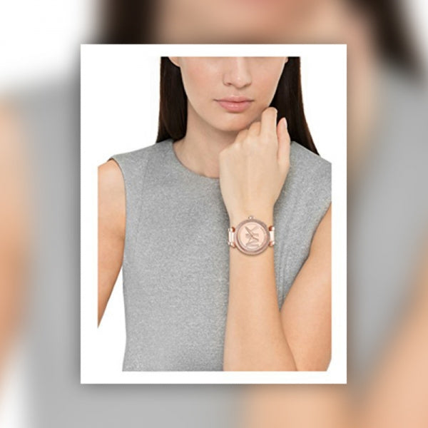  Shop Authentic Michael Kors Parker Rose Gold Dial Rose Gold Steel Strap Watch for Women - MK5865 - Luxxuri