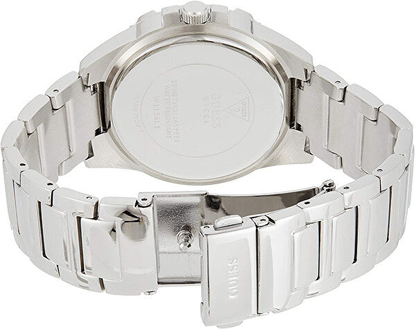  Shop Authentic Guess Frontier Diamonds Silver Dial Silver Steel Strap Watch For Women - W1156L1 - Luxxuri