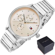  Shop Authentic Tommy Hilfiger Blake Pink Dial Silver Steel Strap Watch for Women - 1781904 - Luxxuri