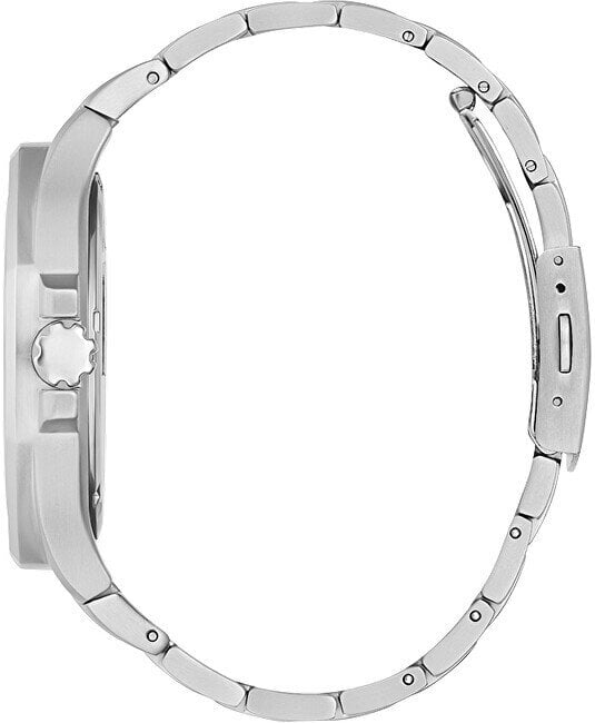  Shop Authentic Guess King Quartz Silver Dial Silver Steel Strap Watch For Men - GW0497G1 - Luxxuri