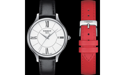  Shop Authentic Tissot Bella Ora Round White Dial Black Leather Strap Watch For Women - T103.210.16.018.00 - Luxxuri