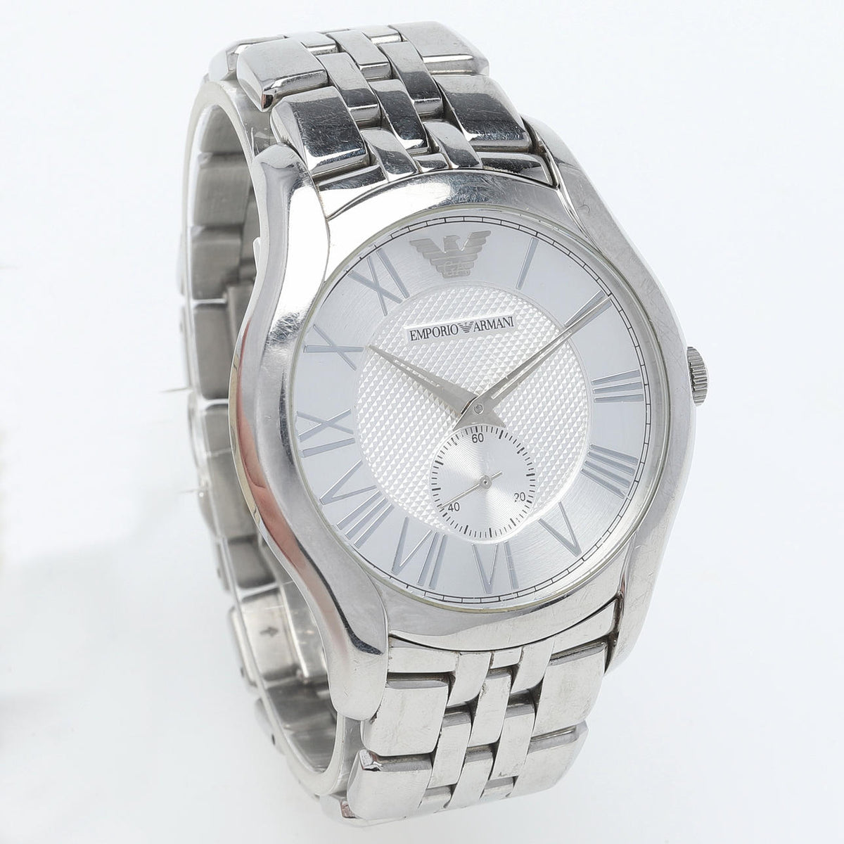  Shop Authentic Emporio Armani Classic Quartz Silver Dial Silver Steel Strap Watch For Men - AR1788 - Luxxuri
