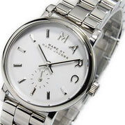  Shop Authentic Marc Jacobs Baker White Dial Silver Steel Strap Watch for Women - MBM3246 - Luxxuri