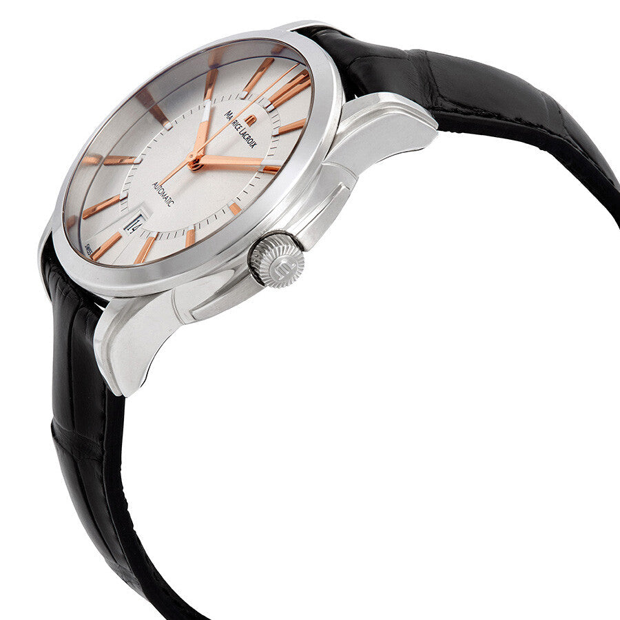  Shop Authentic Maurice Lacroix Pontos Silver Dial Black Leather Strap Watch For Men - PT6148-SS001-131 - Luxxuri