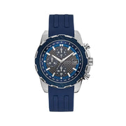  Shop Authentic Guess Octane Chronograph Black Dial Blue Rubber Strap Watch For Men - W1047G2 - Luxxuri