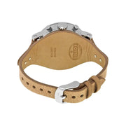  Shop Authentic Fossil Boyfriend Chronograph White Dial Brown Leather Strap Watch for Women - ES3625 - Luxxuri