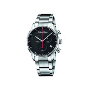  Shop Authentic Calvin Klein City Chronograph Black Dial Silver Steel Strap Watch for Men - K2G27141 - Luxxuri