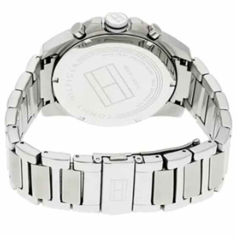  Shop Authentic Tommy Hilfiger Decker Quartz Blue Dial Silver Steel Strap Watch for Men - 1791348 - Luxxuri