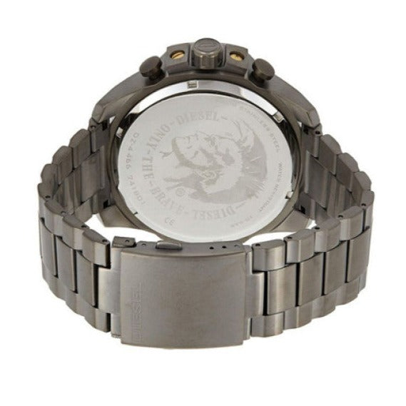  Shop Authentic Diesel Mega Chief Chronograph Grey Dial Grey Steel Strap Watch For Men - DZ4466 - Luxxuri