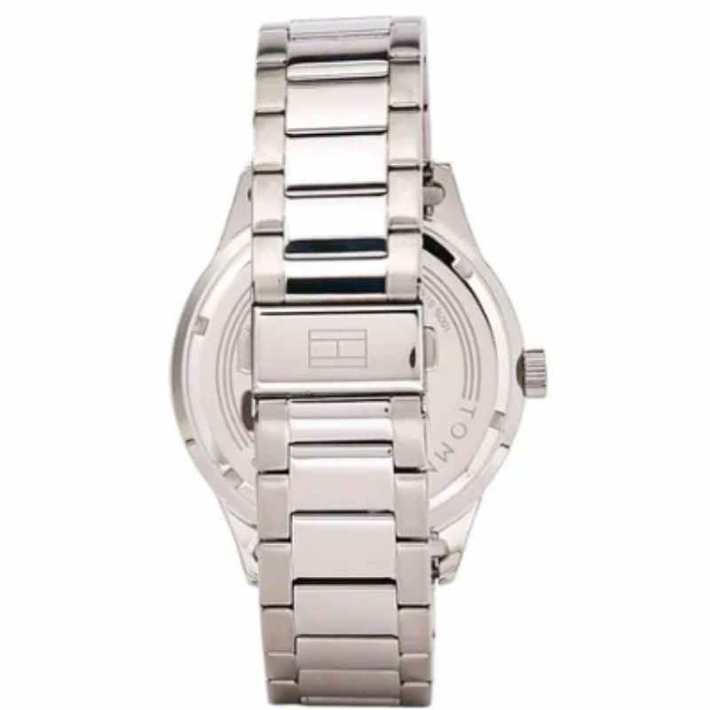  Shop Authentic Tommy Hilfiger Austin Blue Dial Silver Steel Strap Watch for Men - 1791640 - Luxxuri