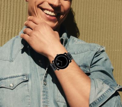  Shop Authentic Movado Bold Black Dial Black Steel Strap Watch For Men - 3600047 - Luxxuri