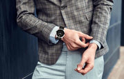  Shop Authentic Movado Museum Black Dial Black Leather Strap Watch For Men - 606502 - Luxxuri