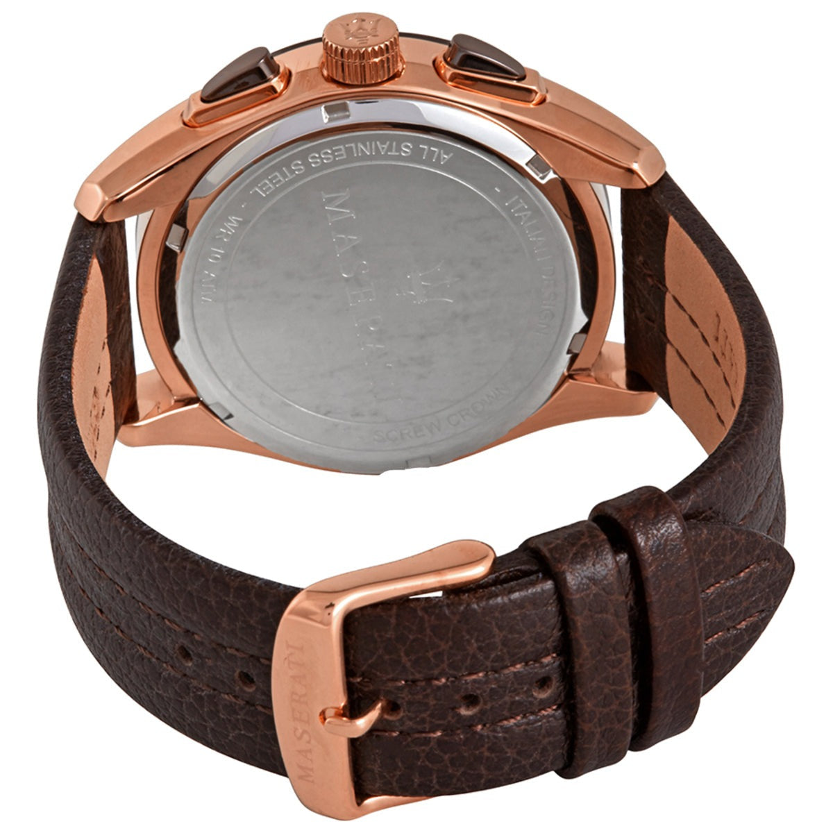  Shop Authentic Maserati Traguardo Chronograph Blue Dial Brown Leather Strap Watch For Men - R8871612024 - Luxxuri