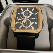  Shop Authentic Fossil Multifunction Black Dial Black Leather Strap Watch for Men - BQ2654 - Luxxuri