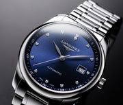  Shop Authentic Longines Master Collection Automatic 40mm Blue Dial Silver Steel Strap Watch for Men - L2.793.4.97.6 - Luxxuri