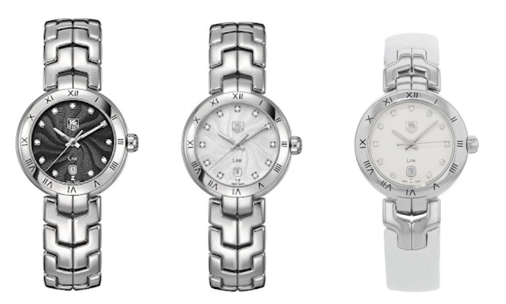  Shop Authentic Tag Heuer Link Quartz Diamonds Black Dial Silver Steel Strap Watch for Women - WAT1410.BA0954 - Luxxuri