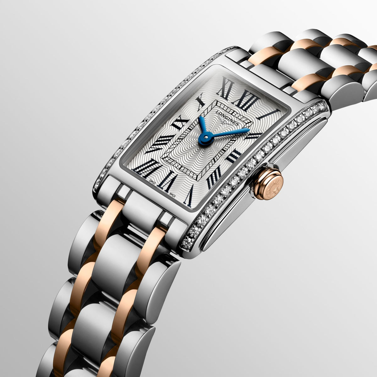  Shop Authentic Longines Dolcevita Diamonds White Dial Two Tone Steel Strap Watch for Women - L5.258.5.79.7 - Luxxuri