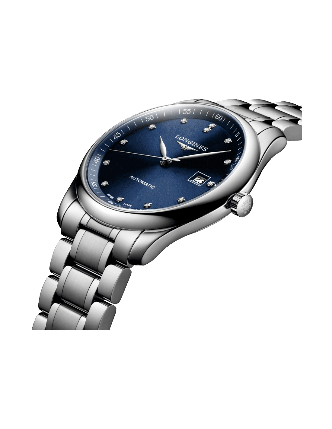  Shop Authentic Longines Master Collection Automatic 40mm Blue Dial Silver Steel Strap Watch for Men - L2.793.4.97.6 - Luxxuri