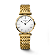  Shop Authentic Longines La Grande Classique De Longines White Dial Gold Steel Strap Watch for Women - L4.209.2.11.8 - Luxxuri