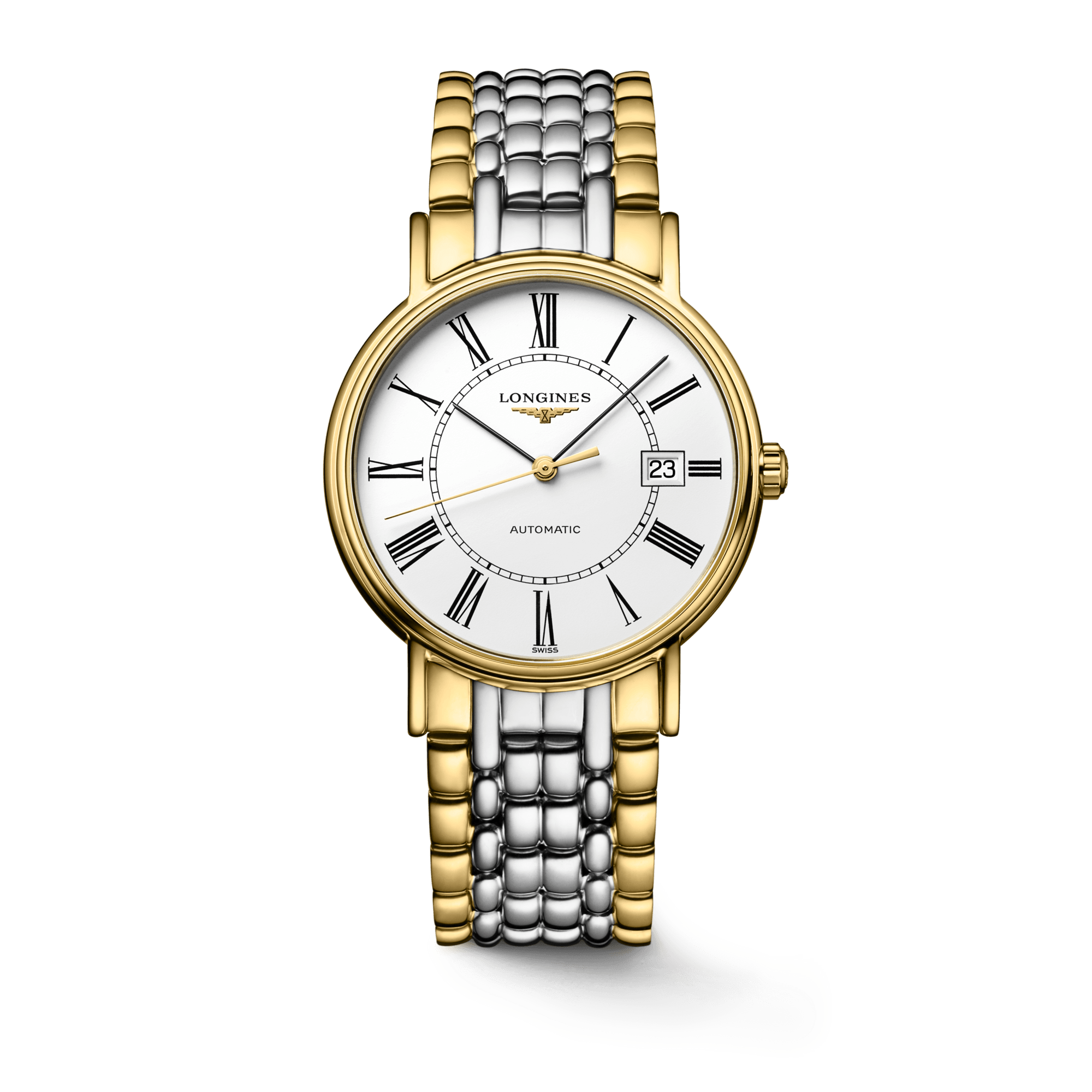  Shop Authentic Longines Presence 38.5mm Automatic Stainless Steel Watch for Men - L4.921.2.11.7 - Luxxuri