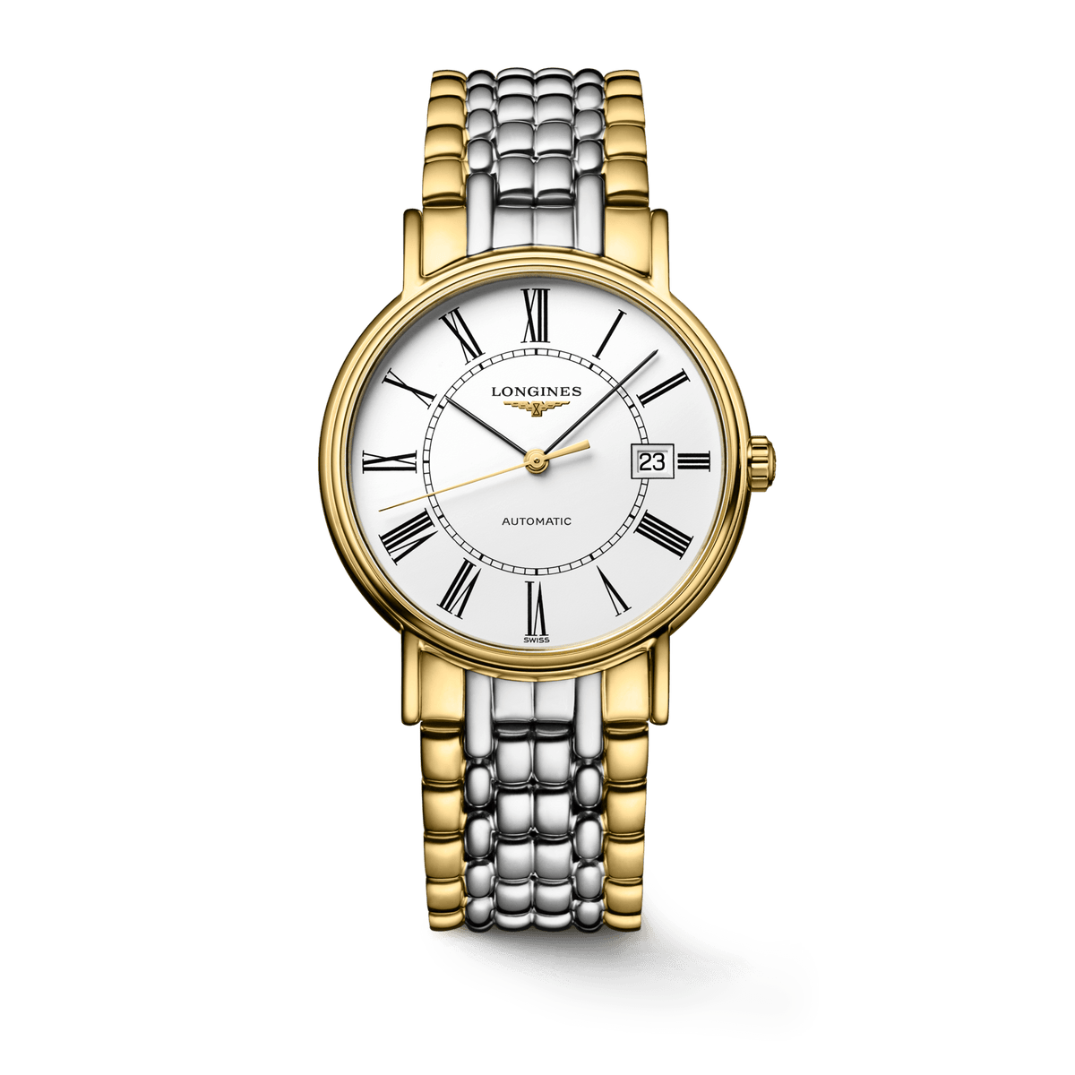  Shop Authentic Longines Presence 38.5mm Automatic Stainless Steel Watch for Men - L4.921.2.11.7 - Luxxuri