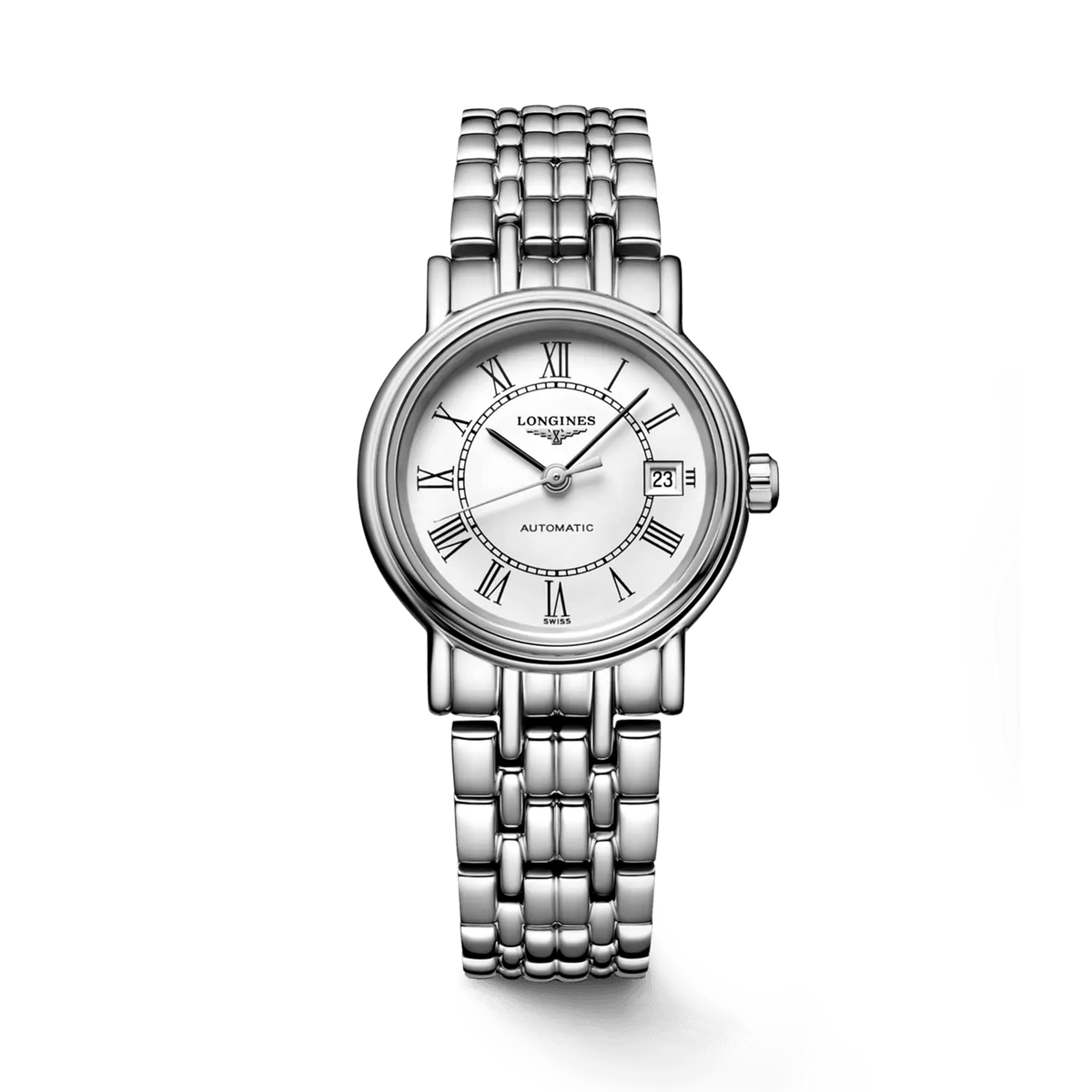  Shop Authentic Longines Presence 25.5mm Automatic Stainless Steel Watch for Women - L4.321.4.11.6 - Luxxuri