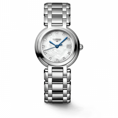  Shop Authentic Longines PrimaLuna Mother of Pearl Dial Silver Steel Strap Watch for Women - L8.110.4.87.6 - Luxxuri