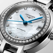  Shop Authentic Longines PrimaLuna 26.5mm Automatic White Mother of Pearl Dial Silver Stainless Steel Watch for Women - L8.111.0.87.6 - Luxxuri