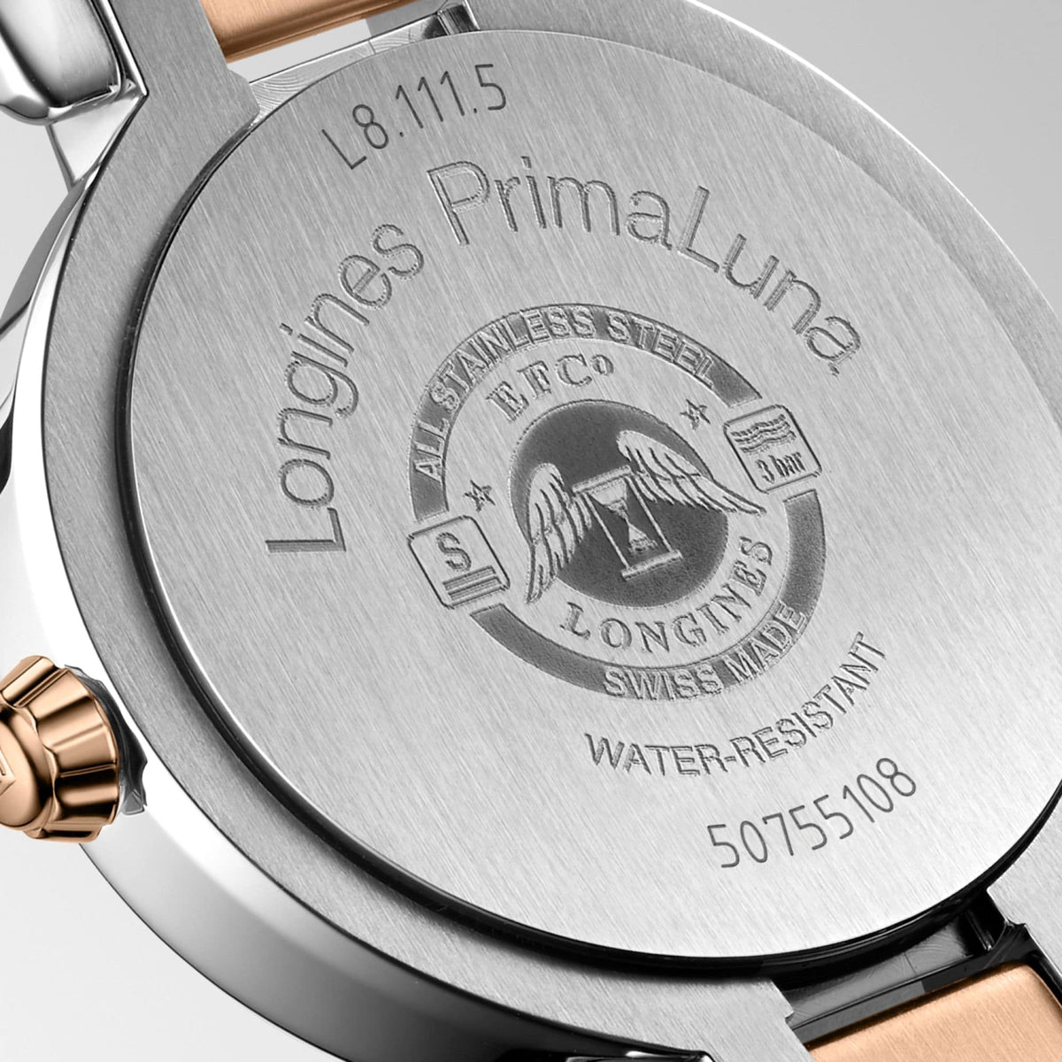  Shop Authentic Longines PrimaLuna Automatic Diamond 26.5mm Watch for Women - L8.111.5.89.6 - Luxxuri