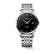  Shop Authentic Longines Record Automatic Stainless Steel 40mm Watch for Men - L2.821.4.57.6 - Luxxuri