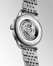  Shop Authentic Longines Record Automatic Stainless Steel 40mm Watch for Men - L2.821.4.57.6 - Luxxuri