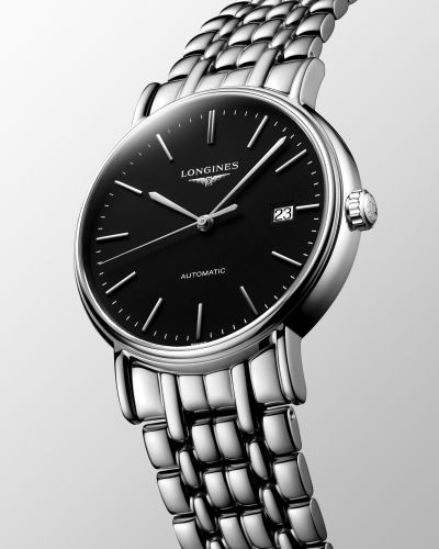  Shop Authentic Longines Presence 38.5mm Automatic Stainless Steel Watch for Men - L4.921.4.52.6 - Luxxuri