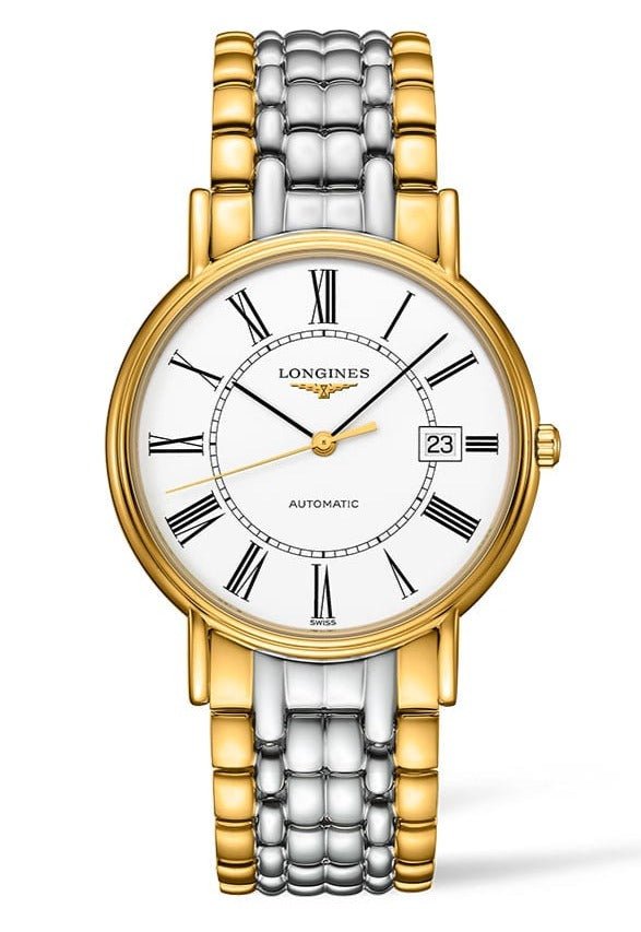  Shop Authentic Longines Presence 38.5mm Automatic Stainless Steel Watch for Men - L4.921.2.11.7 - Luxxuri