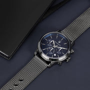  Shop Authentic Maserati Epoca Black Edition Blue Dial Black Mesh Bracelet Watch For Men - R8873618008 - Luxxuri