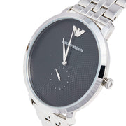  Shop Authentic Emporio Armani Classic Quartz Black Dial Silver Steel Strap Watch For Men - AR11161 - Luxxuri