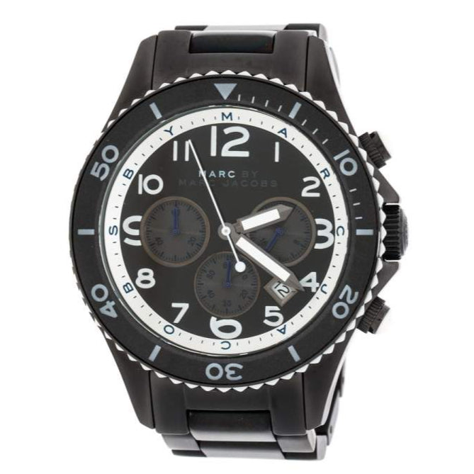  Shop Authentic Marc Jacobs Rock Chronograph Limited Edition Gray Dial Gray Steel Strap Watch for Women - MBM5025 - Luxxuri