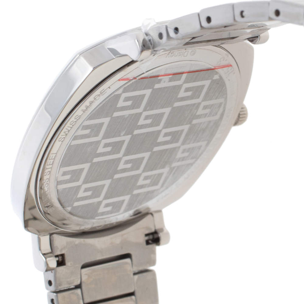 Shop Authentic Gucci Grip x Disney Quartz Silver Dial Silver Steel Strap Unisex Watch - YA157419 - Luxxuri