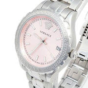  Shop Authentic Versace Hellenyium Pink Dial Silver Steel Strap Watch for Women - V12010015 - Luxxuri