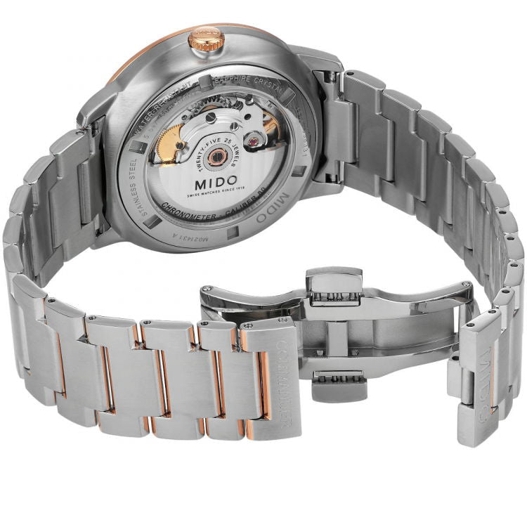 Shop Authentic Mido Commander II Chronometer Automatic Silver Dial Two Tone Steel Strap Watch For Men - M021.431.22.031.00 - Luxxuri
