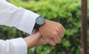  Shop Authentic Movado Sapphire Black Dial Black Leather Strap Watch for Men - 606884 - Luxxuri