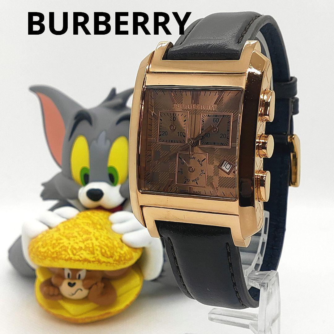  Shop Authentic Burberry Heritage Chronograph Square Grey Dial Brown Leather Strap Watch for Men - BU1566 - Luxxuri