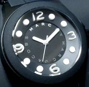  Shop Authentic Marc Jacobs Pelly Black Dial Black Silicone Strap Watch for Women - MBM2528 - Luxxuri