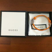  Shop Authentic Gucci G-Frame Square Mother of Pearl Orange Dial Orange Leather Strap Watch For Women - YA128532 - Luxxuri