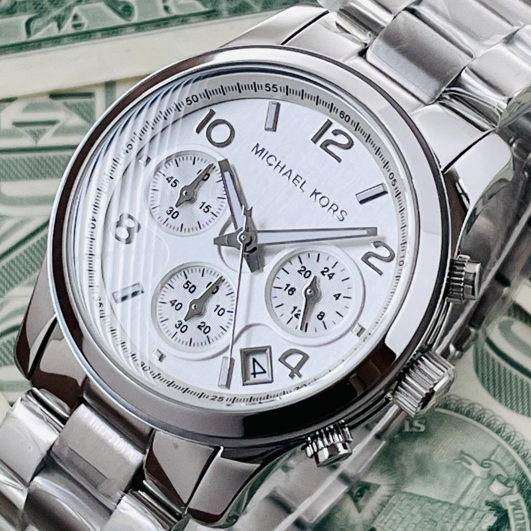  Shop Authentic Michael Kors Runway Silver Dial Silver Steel Strap Watch for Women - MK5076 - Luxxuri