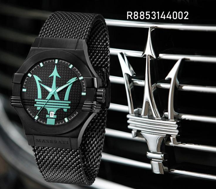  Shop Authentic Maserati Potenza Aqua Edition Black Dial Black Mesh Strap Watch For Men - R8853144002 - Luxxuri