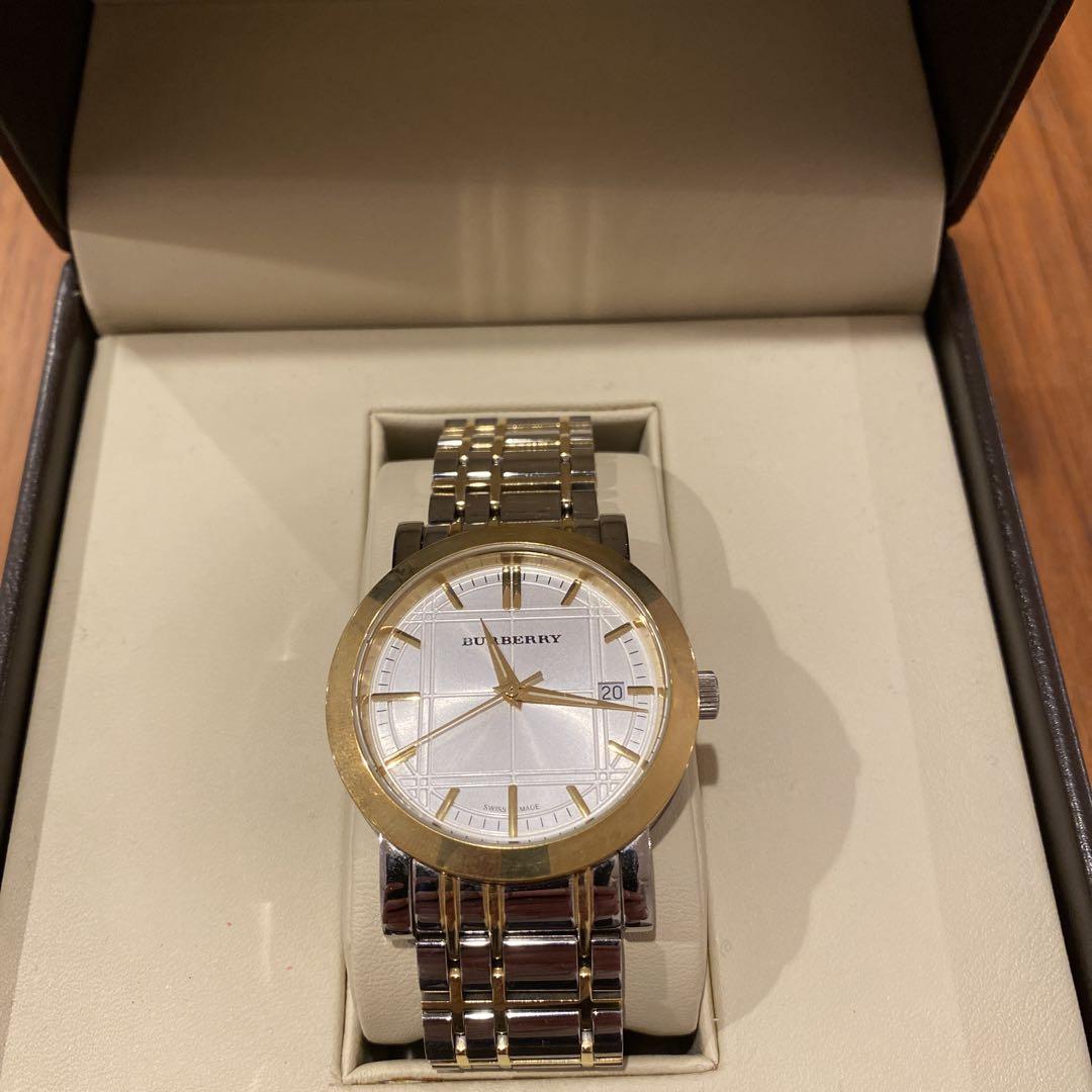  Shop Authentic Burberry Heritage White Dial Two Tone Stainless Steel Strap Watch for Men - BU1358 - Luxxuri