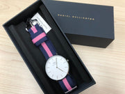  Shop Authentic Daniel Wellington Classic Winchester White Dial Two Tone Nylon Strap Watch For Women - DW00100049 - Luxxuri