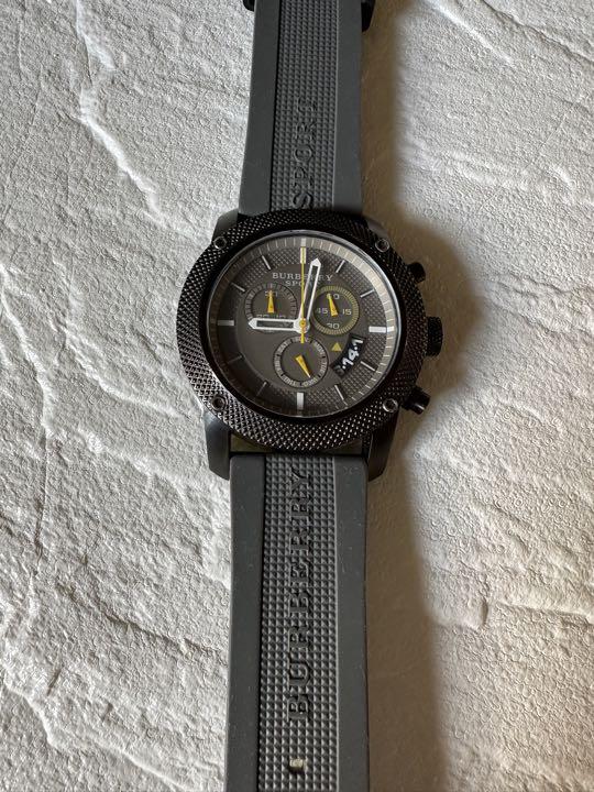  Shop Authentic Burberry Sport Endurance Chronograph Grey Dial Grey Rubber Strap Watch for Men - BU7713 - Luxxuri